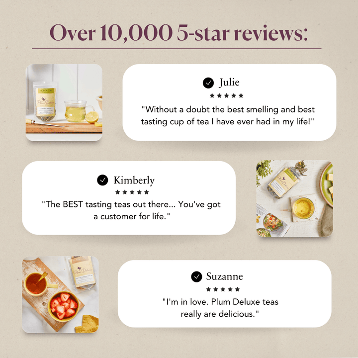 Plum Deluxe Tea Gifts Cuddletime Chamomile Herbal Tea Loose Leaf