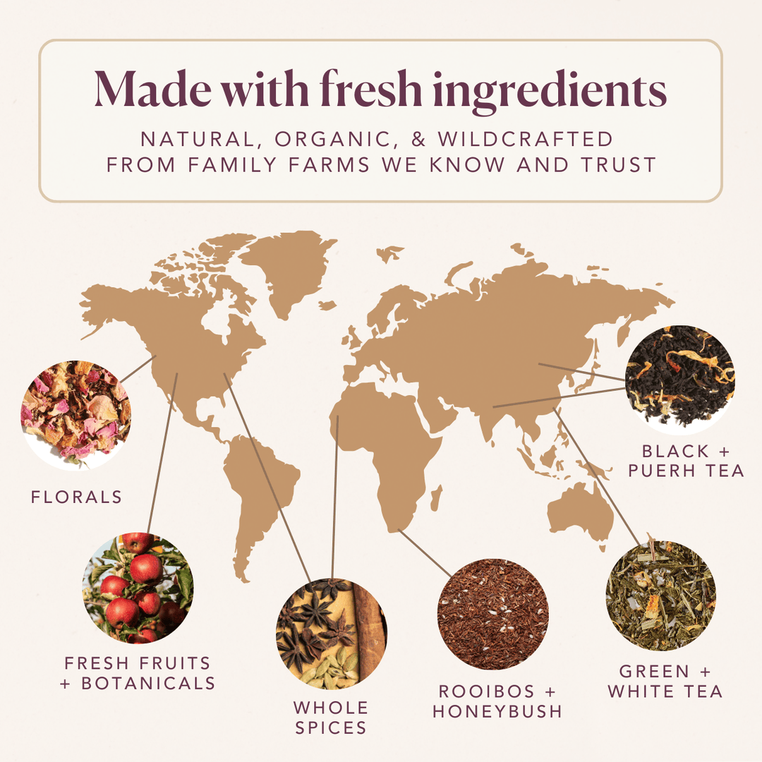 Plum Deluxe Tea Gifts Huckleberry Happiness Blueberry Black Loose Leaf Tea