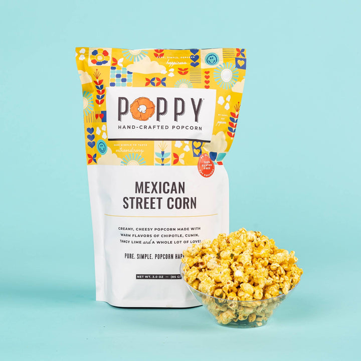 Poppy Hand-Crafted Popcorn Treats Mexican Street Corn Popcorn