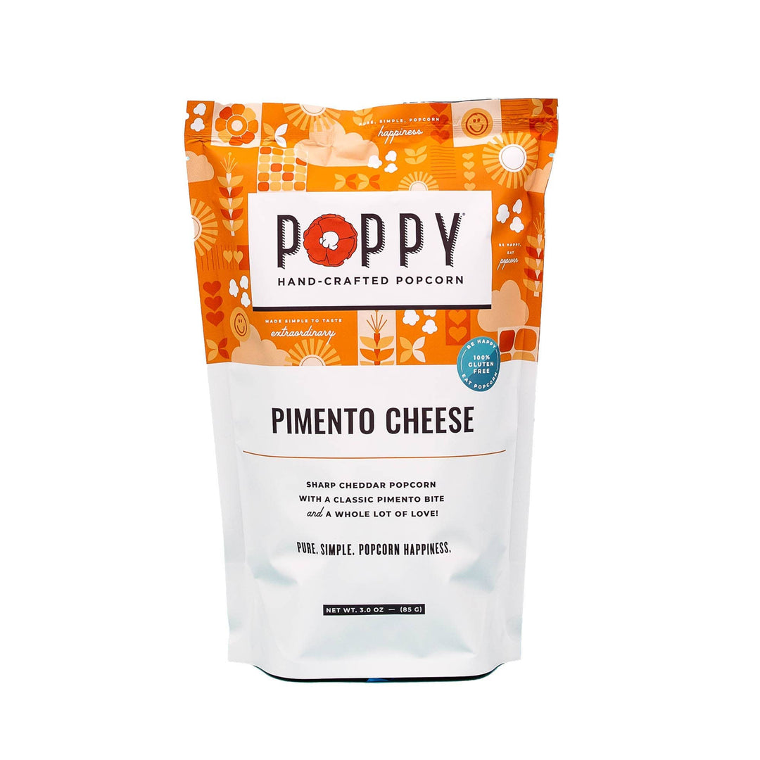Poppy Hand-Crafted Popcorn Treats Pimento Cheese Popcorn