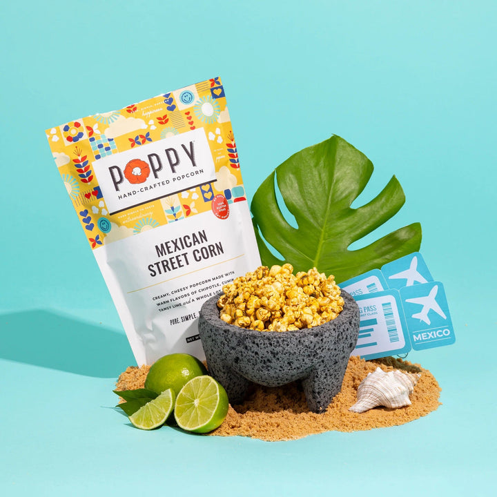 Poppy Handcrafted Popcorn Food and Beverage Mexican Street Corn | Poppy Popcorn
