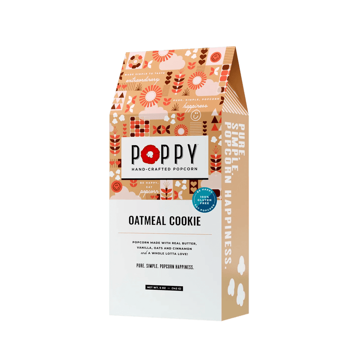 Poppy Handcrafted Popcorn Popcorn Oatmeal Cookie Popcorn Gift Box