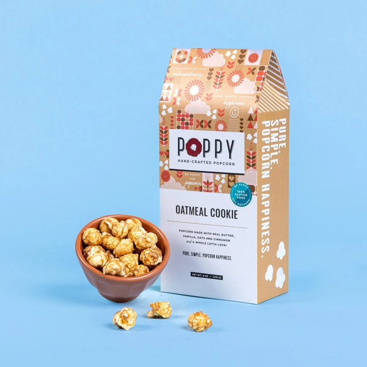 Poppy Handcrafted Popcorn Popcorn Oatmeal Cookie Popcorn Gift Box