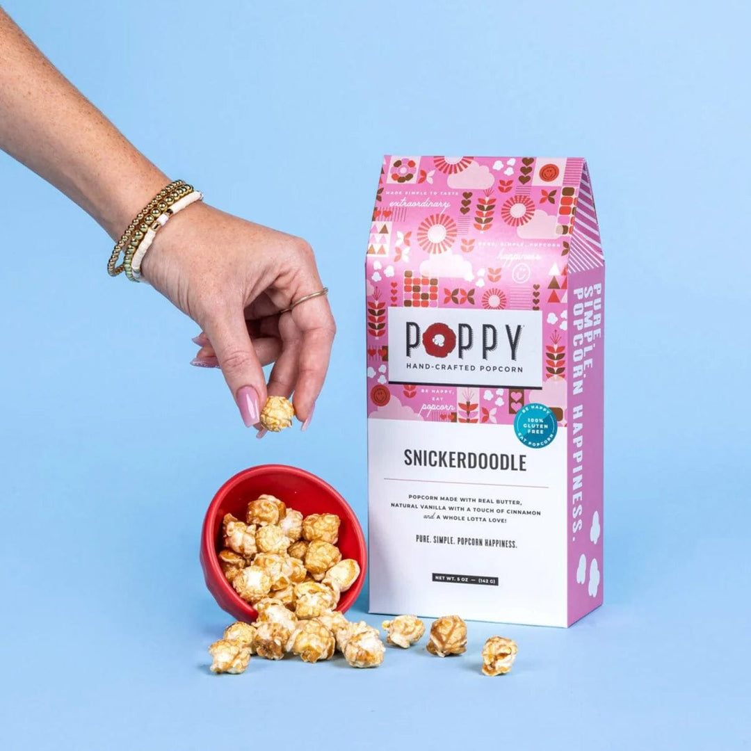 Poppy Handcrafted Popcorn Popcorn Snickerdoodle Cookie Popcorn Gift Box