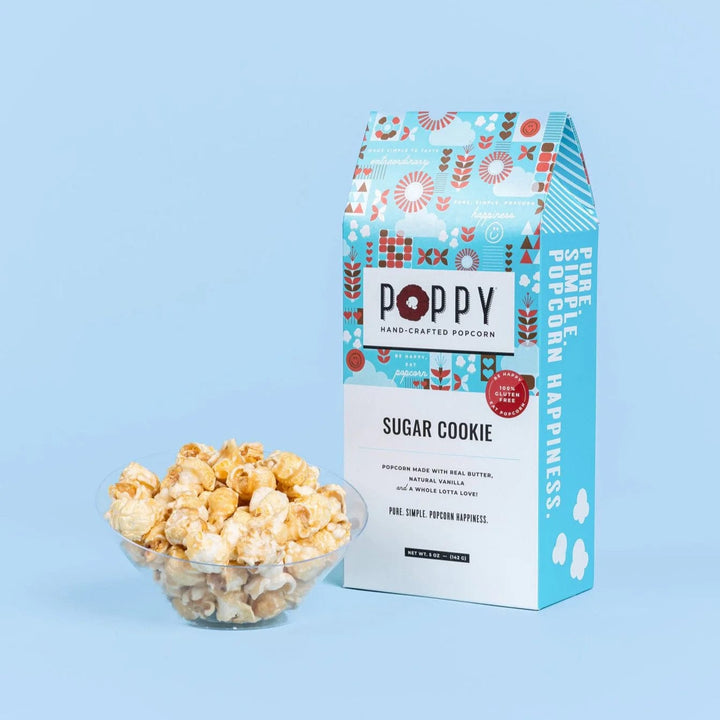 Poppy Handcrafted Popcorn Popcorn Sugar Cookie Popcorn Gift Box