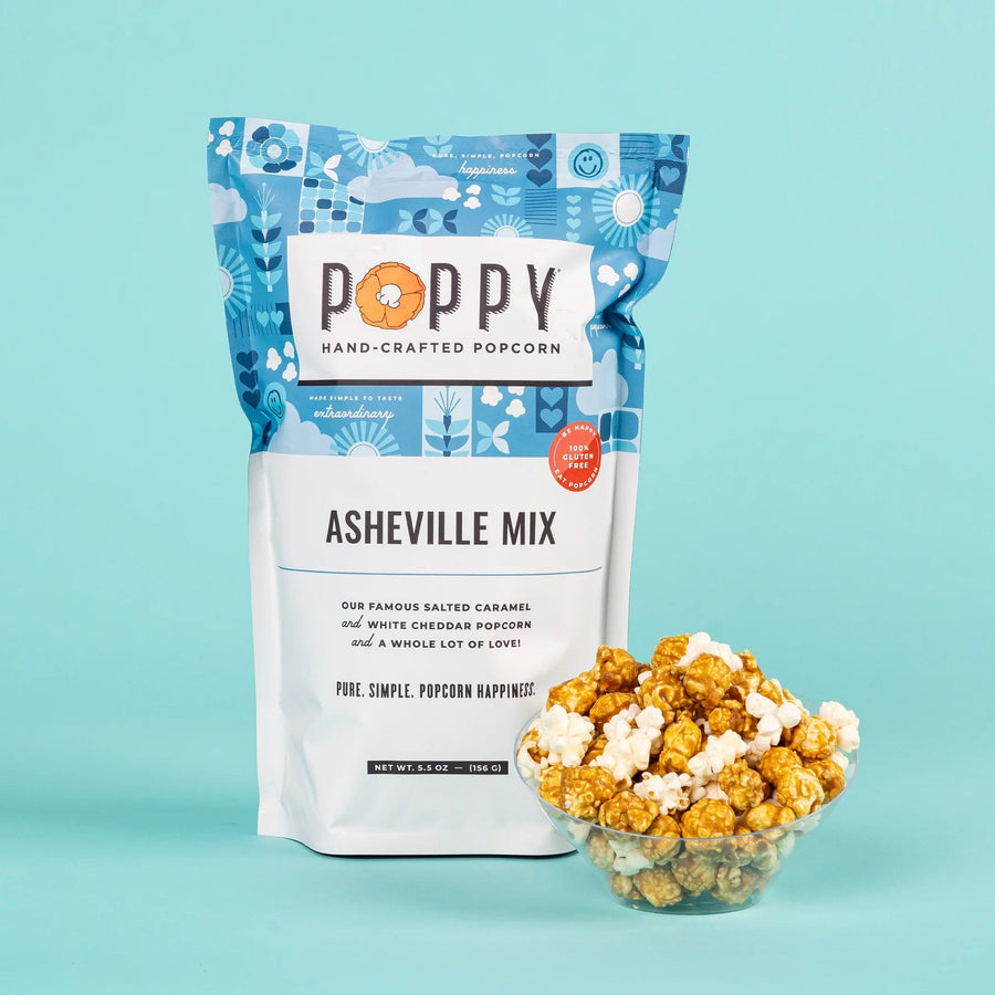 Poppy Handcrafted Popcorn Sweets Asheville Mix Market Bag
