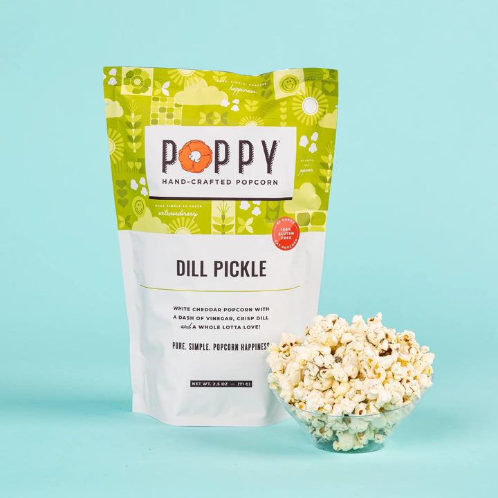 Poppy Handcrafted Popcorn Sweets Dill Pickle Market Bag