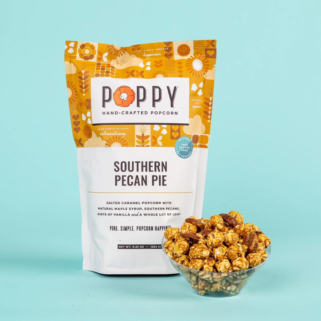 Poppy Handcrafted Popcorn Sweets Poppy Southern Pecan Pie Market Bag