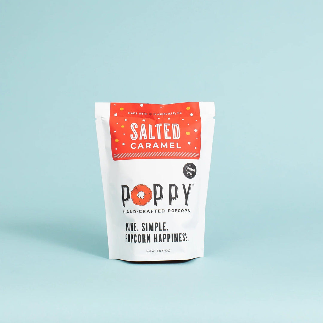 Poppy Handcrafted Popcorn Sweets Salted Caramel Snack Bag