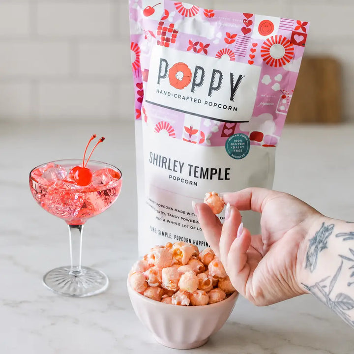 Poppy Handcrafted Popcorn Treats Shirley Temple Popcorn