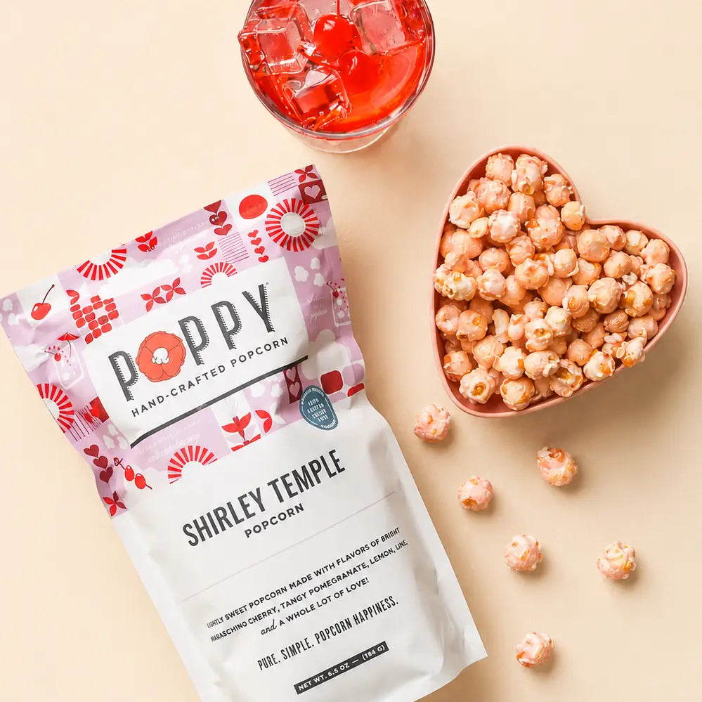 Poppy Handcrafted Popcorn Treats Shirley Temple Popcorn