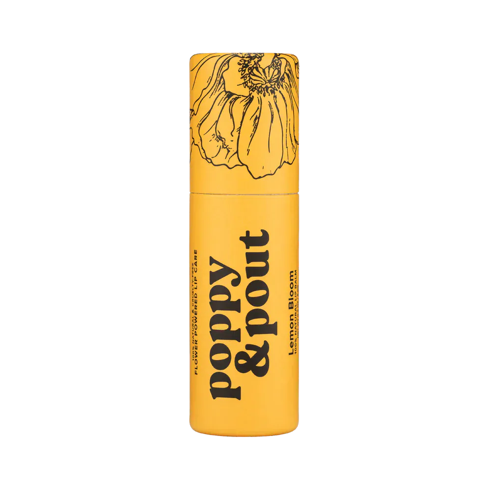 Poppy & Pout Gifts Lemon Bloom Lip Balm