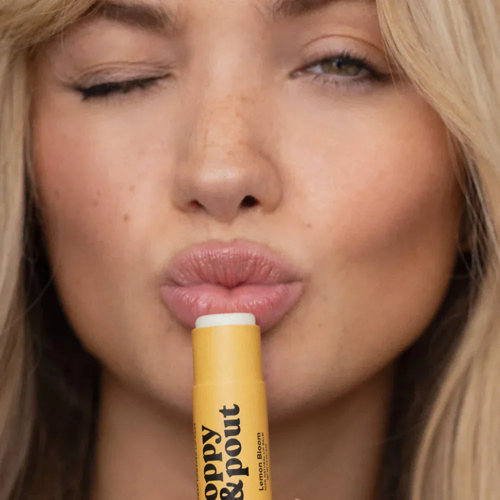 Poppy & Pout Gifts Lemon Bloom Lip Balm