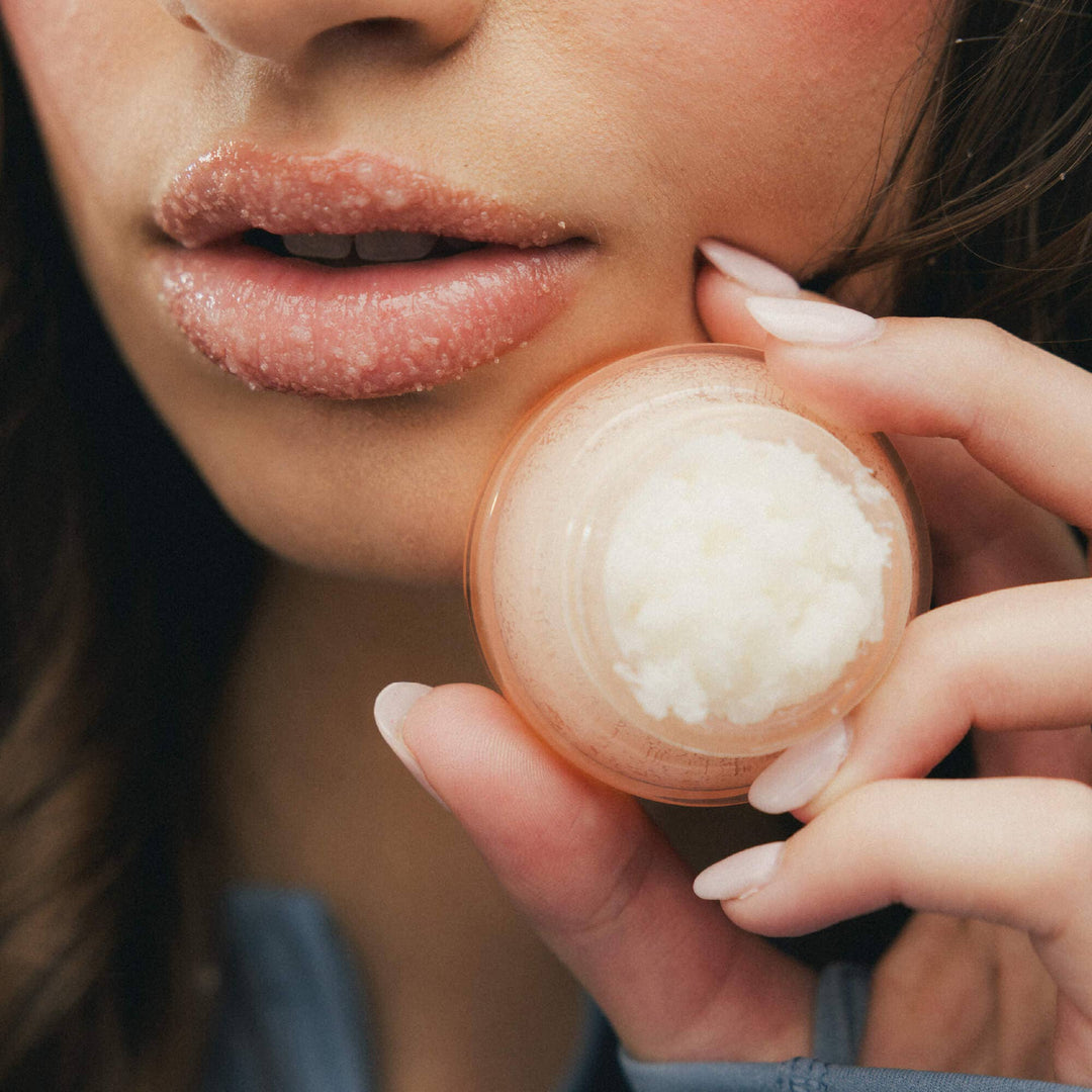 Poppy &amp; Pout Gifts Lip Scrub, Retro Ski, Berry Bonfire, Limited Edition