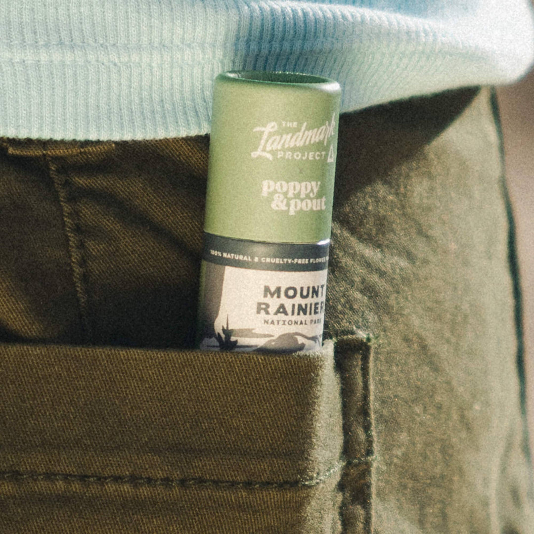 Poppy & Pout Gifts The Landmark Project, Lip Balm, Mount Rainier Blackberry Basin