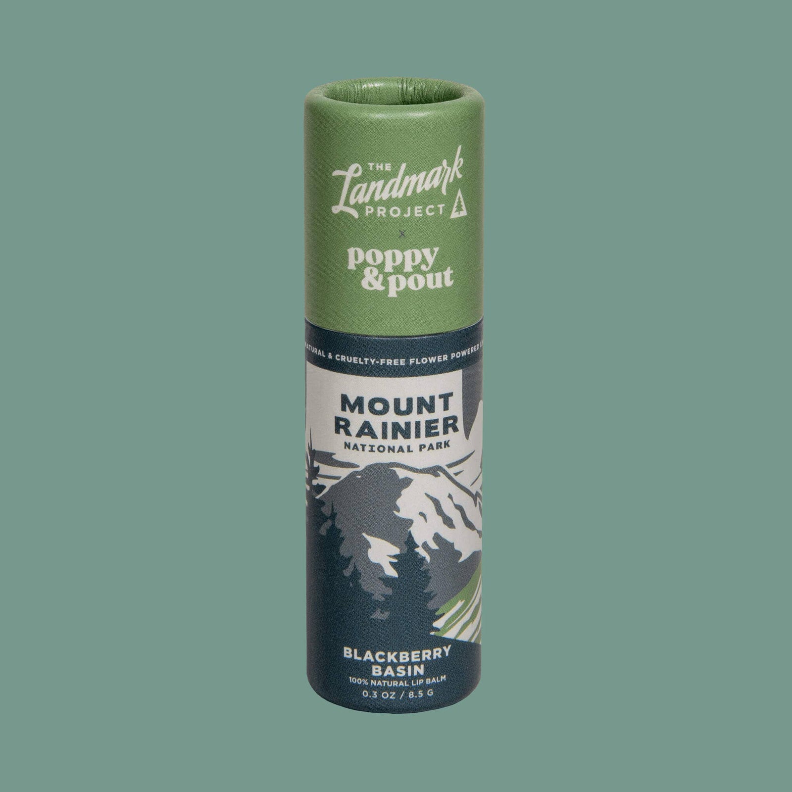 Poppy & Pout Gifts The Landmark Project, Lip Balm, Mount Rainier Blackberry Basin