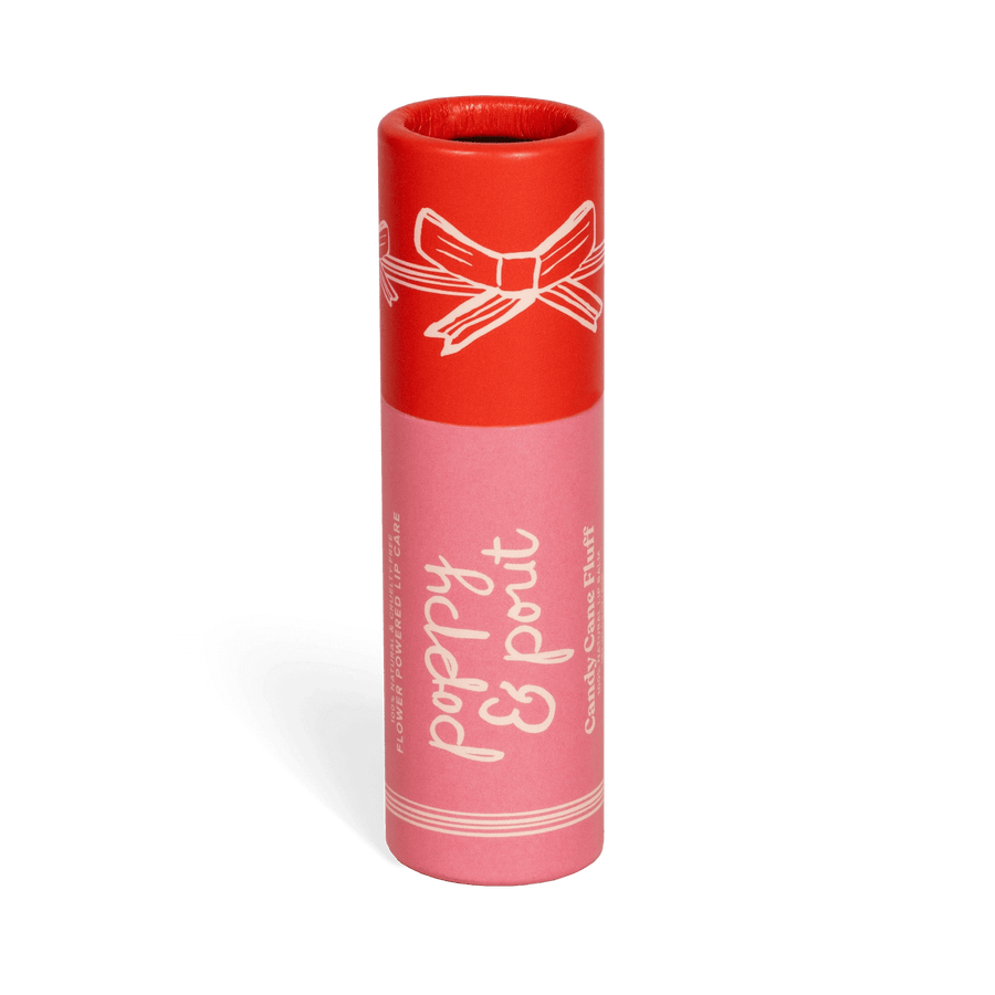 Poppy & Pout Lip Balms Holiday Lip Balm Candy Cane Fluff