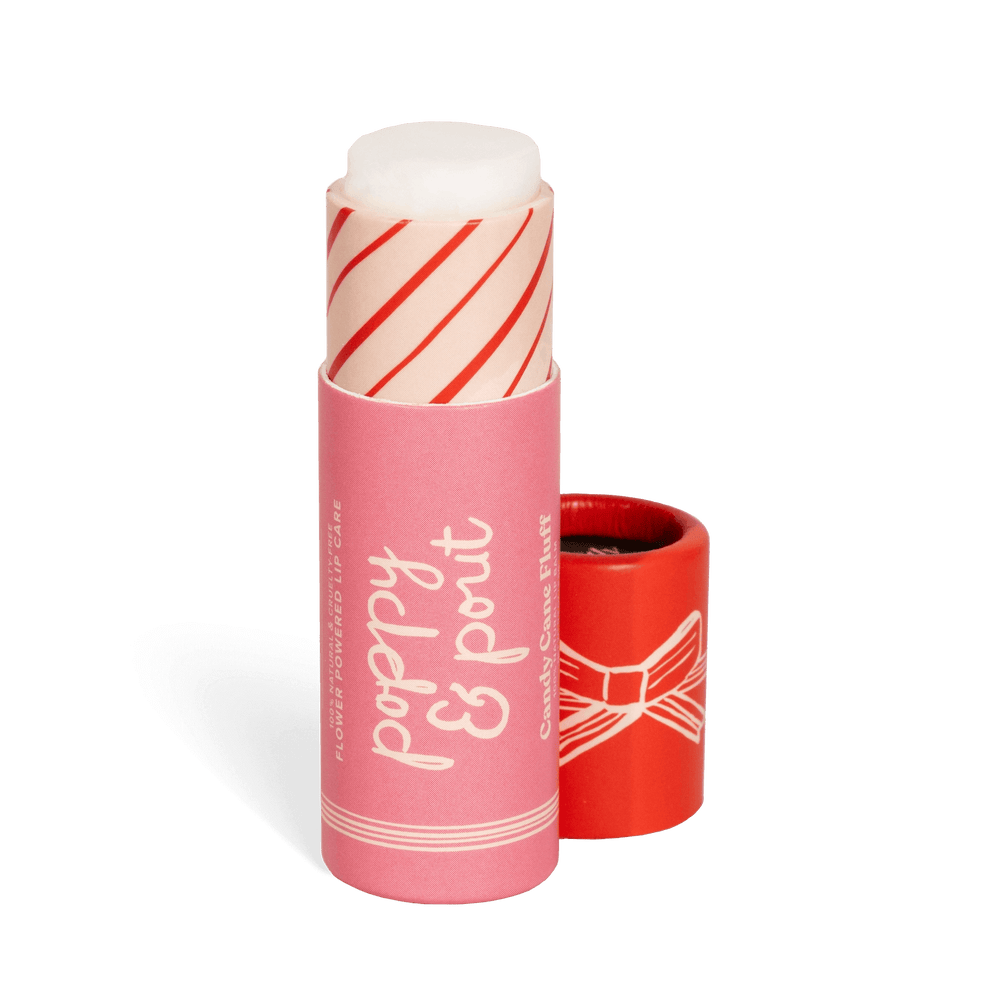 Poppy & Pout Lip Balms Holiday Lip Balm Candy Cane Fluff