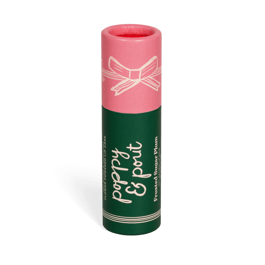 Poppy & Pout Lip Balms Holiday Lip Balm Frosted Sugar Plum