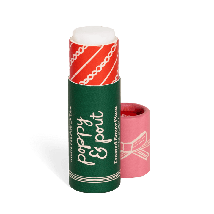 Poppy & Pout Lip Balms Holiday Lip Balm Frosted Sugar Plum