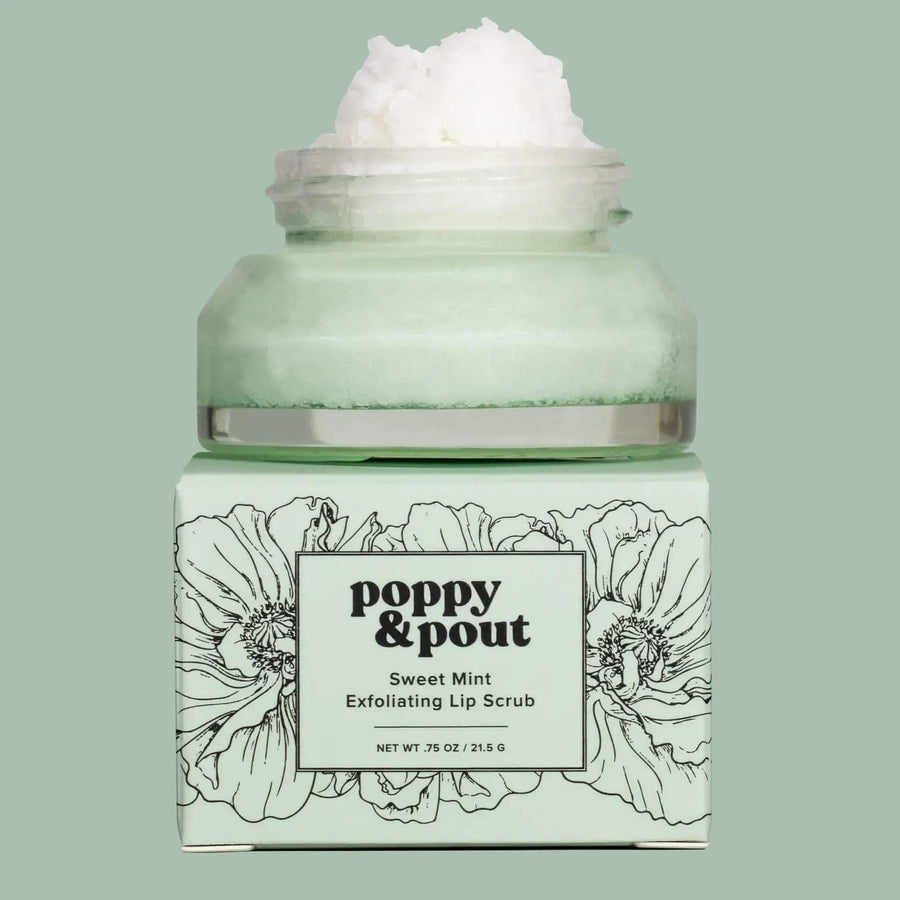 Poppy & Pout Skincare Sweet Mint Lip Scrub