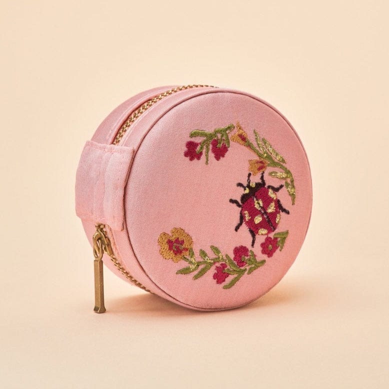 Powder jewelry box Jewelry Box - Ladybird in Rose