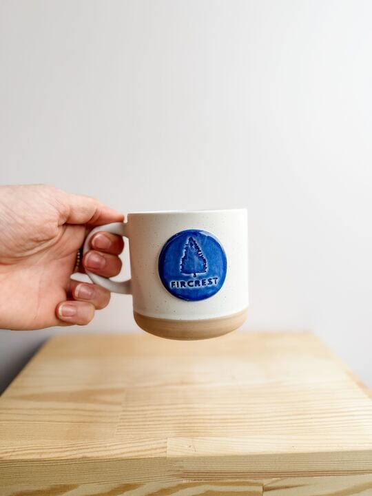 Prodigal Pottery Home Cabin Style Fircrest Mug - Blue Sapphire