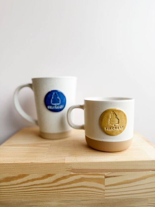 Prodigal Pottery Home Jumbo Fircrest Mug - Blue Sapphire