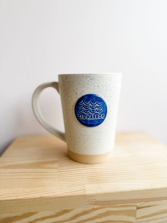 Prodigal Pottery Home Jumbo Gig Harbor Mug - Blue Sapphire