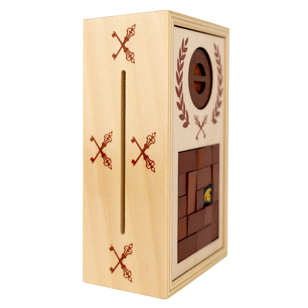 Project Genius Card Games Roman Lock Box - Secret Gift Box Puzzle | Project Genius