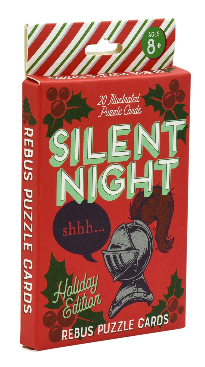 Project Genius Game Silent Night 12-Piece Holdiay Rebus Card | Holly Jolly