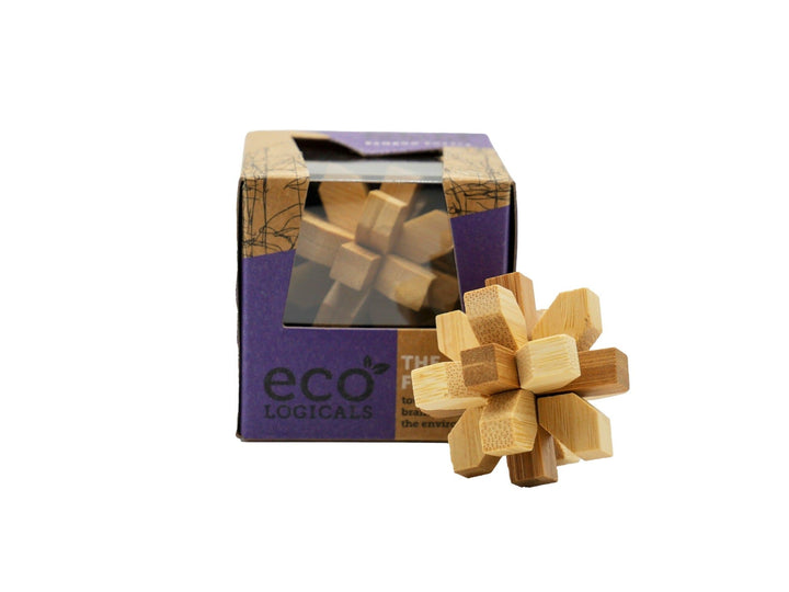 Project Genius Game The Flower Mini Ecologicals Bamboo Puzzles