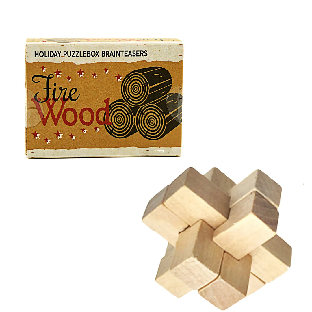 Project Genius Holiday Fire Wood Holiday Matchbox Puzzles &amp; Brainteasers | Project Genius