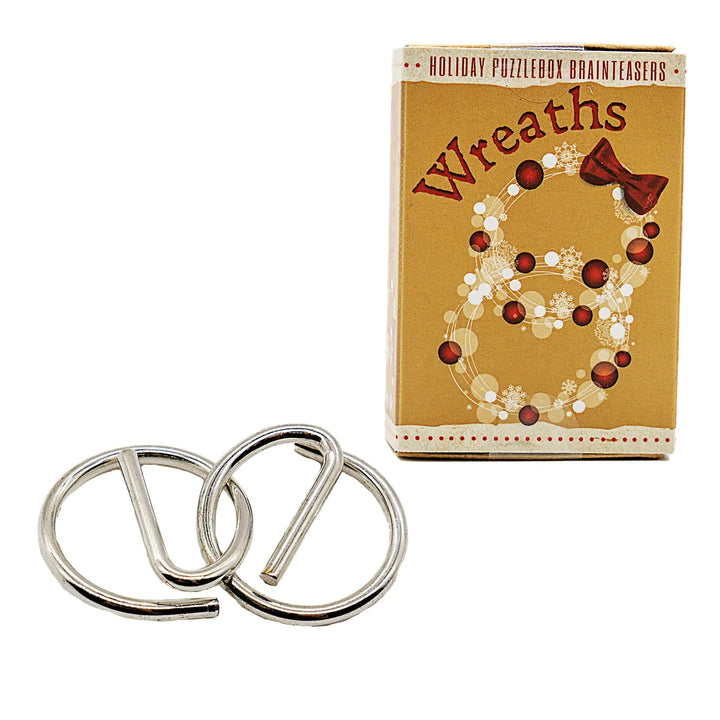 Project Genius Holiday Wreaths Holiday Matchbox Puzzles &amp; Brainteasers | Project Genius