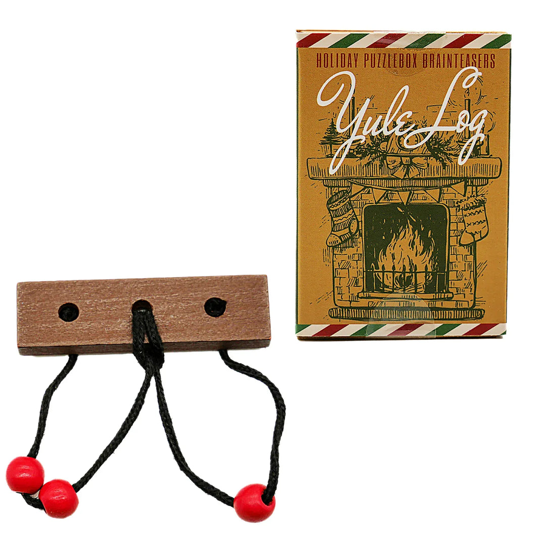 Project Genius Holiday Yule Log Holiday Matchbox Puzzles &amp; Brainteasers | Project Genius