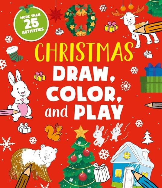 Quarto Activity Book Christmas Draw, Color, and Play