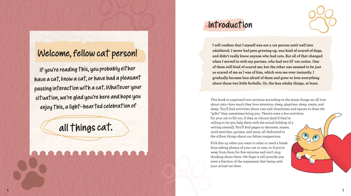 Quarto Gifts A Cat Lover's Activity Book