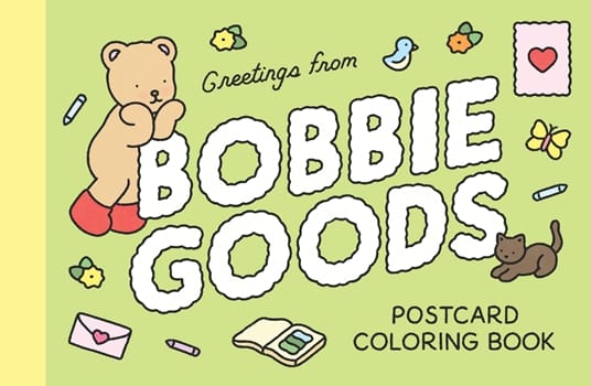 Quarto Gifts Bobbie Goods Postcard Coloring Book