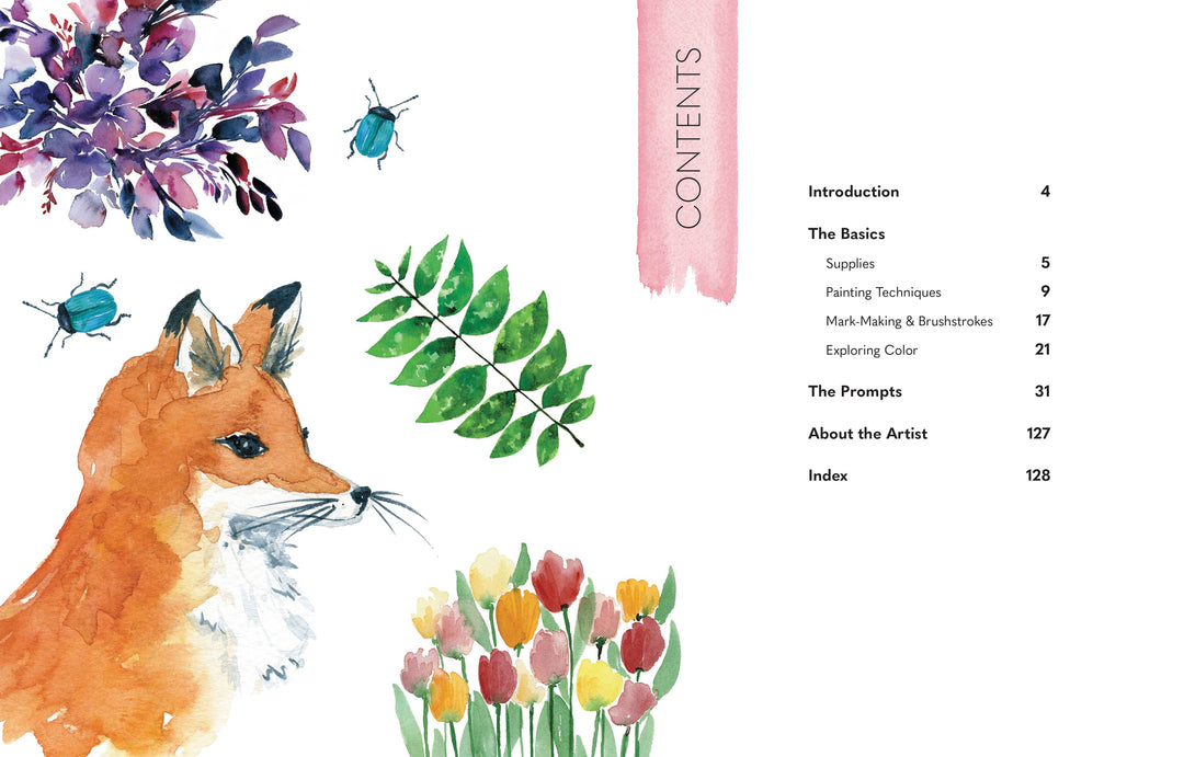 Quarto Gifts Pocket Prompts Watercolor Pocket Prompts Watercolor