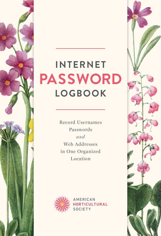 Quarto Paper AHS Internet Password Logbook