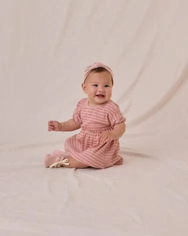 Quincy Mae Baby Annie Dress - Pink Stripe