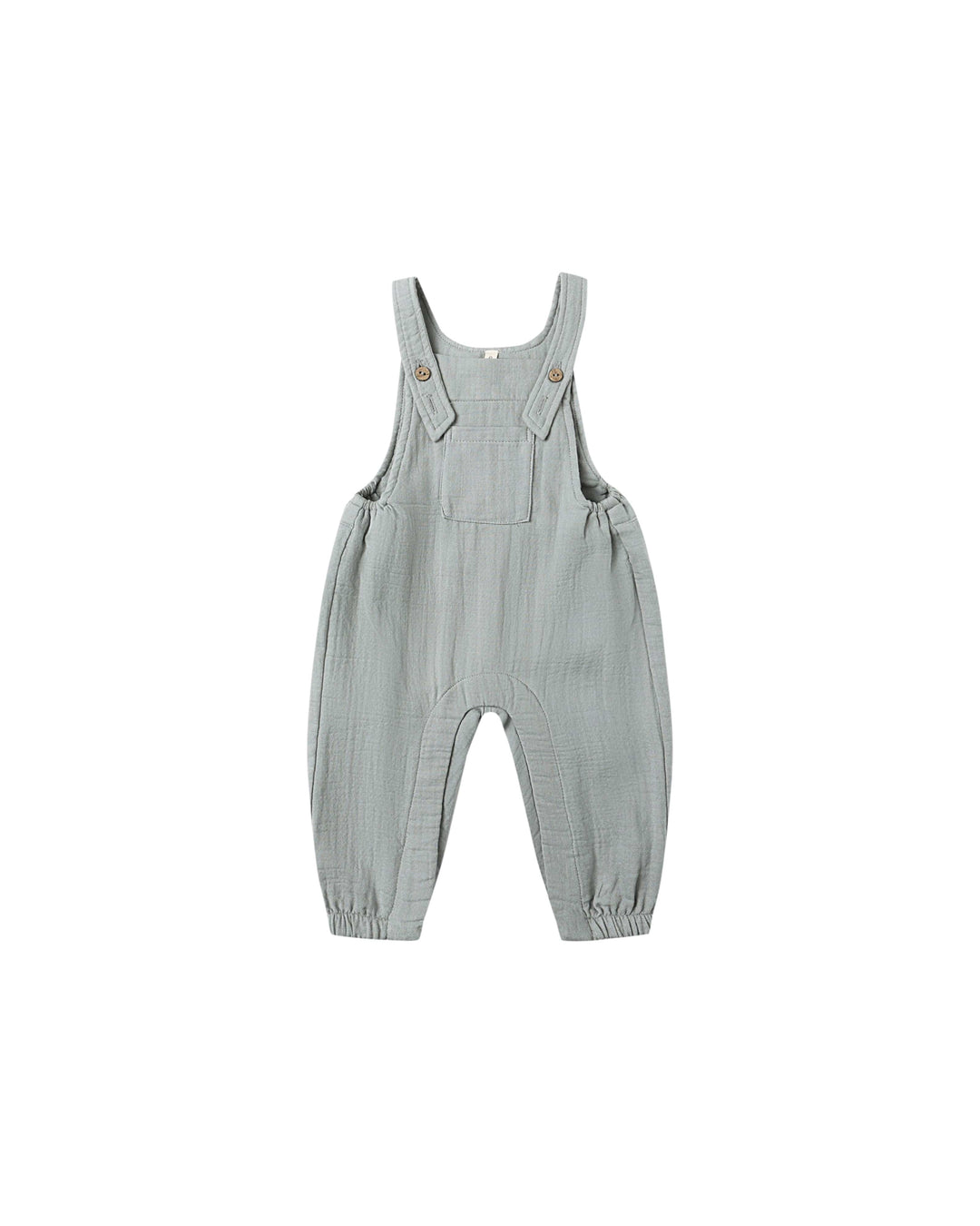 Quincy Mae Baby Baby Overall - Steel Blue