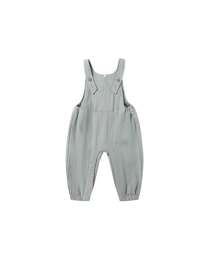 Quincy Mae Baby Baby Overall - Steel Blue