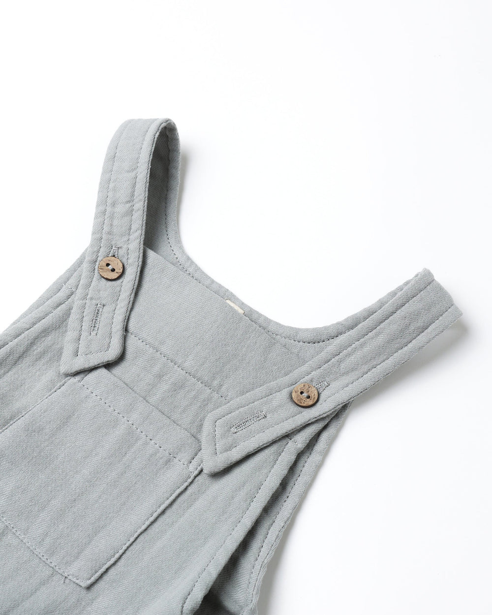 Quincy Mae Baby Baby Overall - Steel Blue