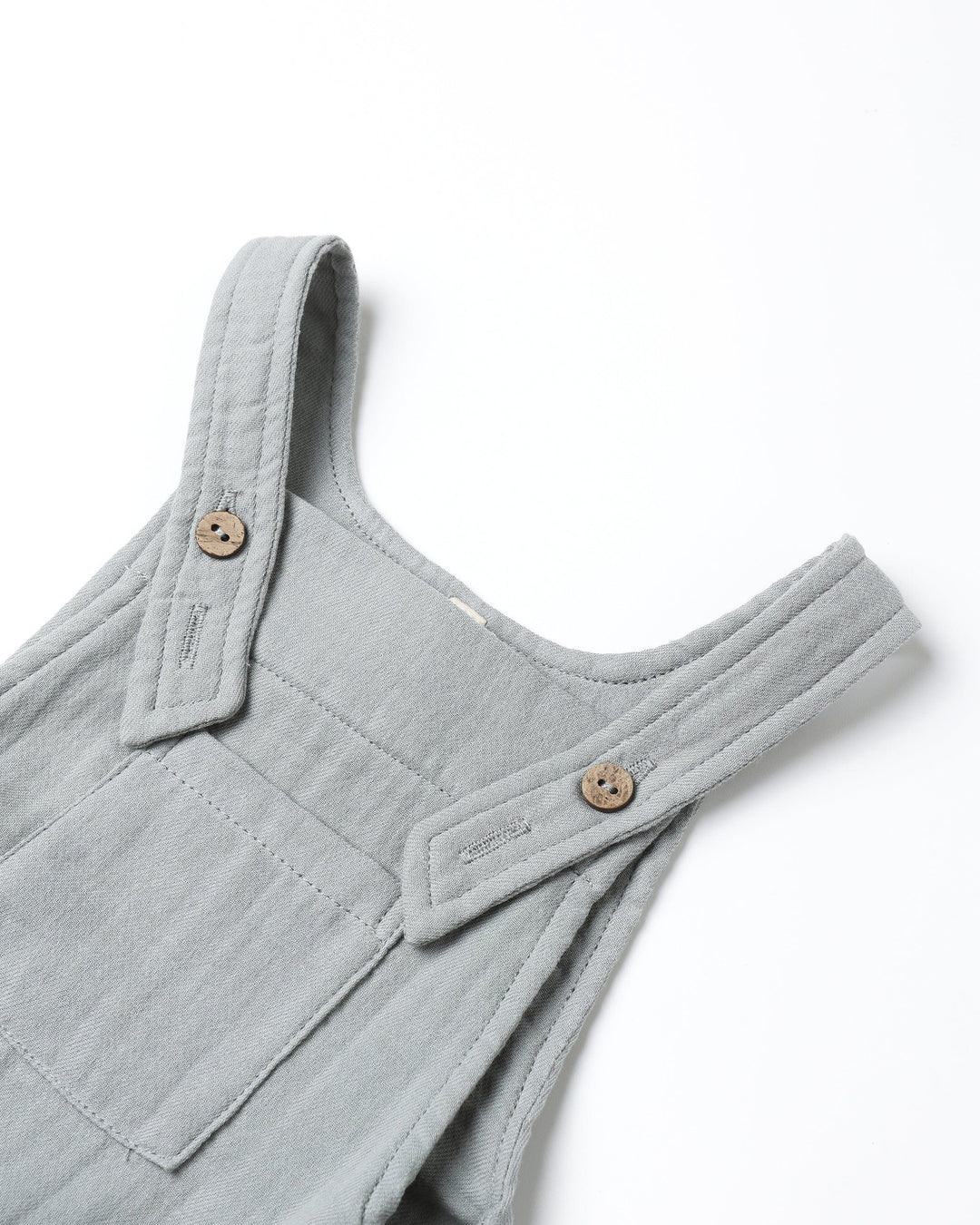 Quincy Mae Baby Baby Overall - Steel Blue