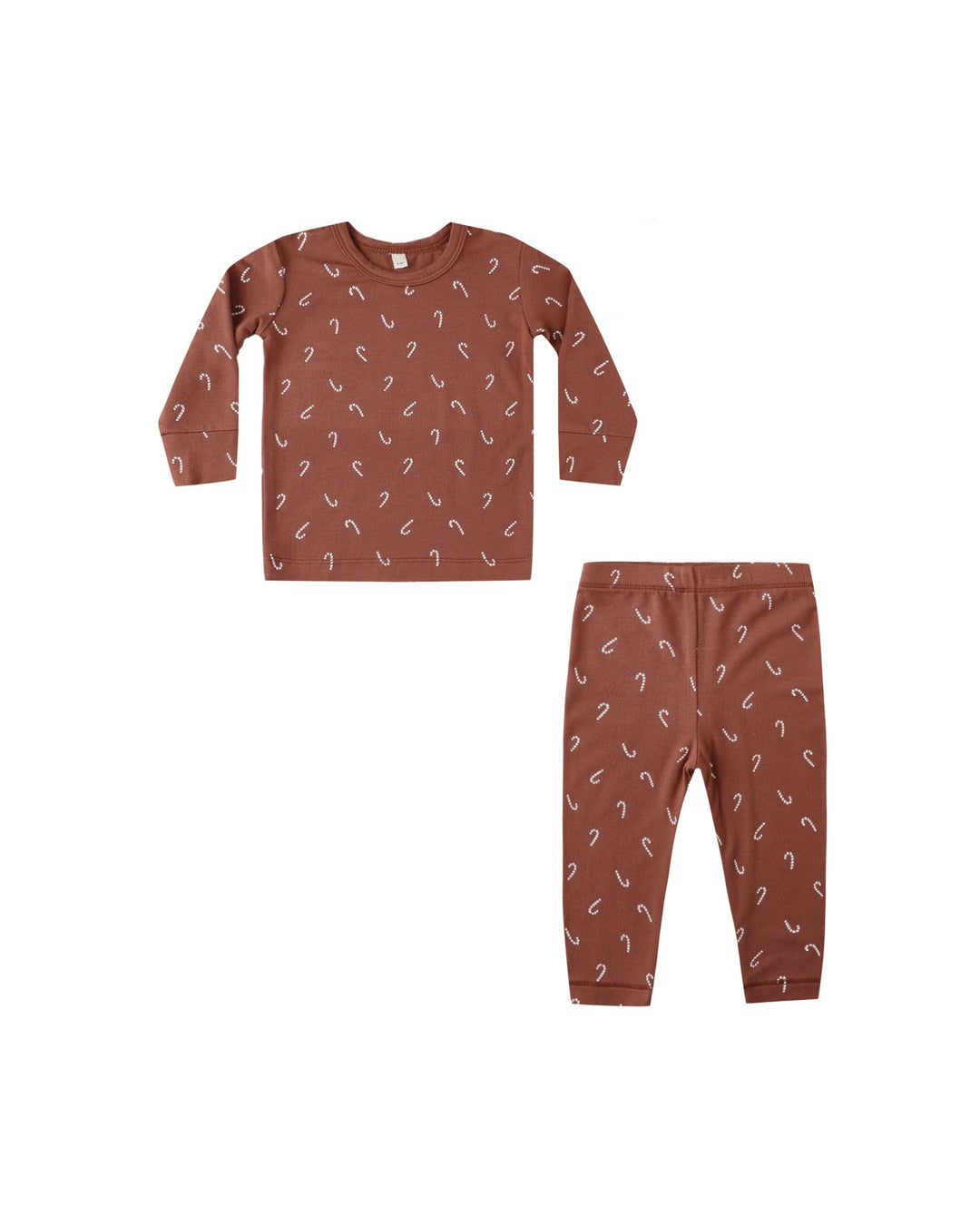 Quincy Mae Baby Bamboo Pajama Set - Candy Canes