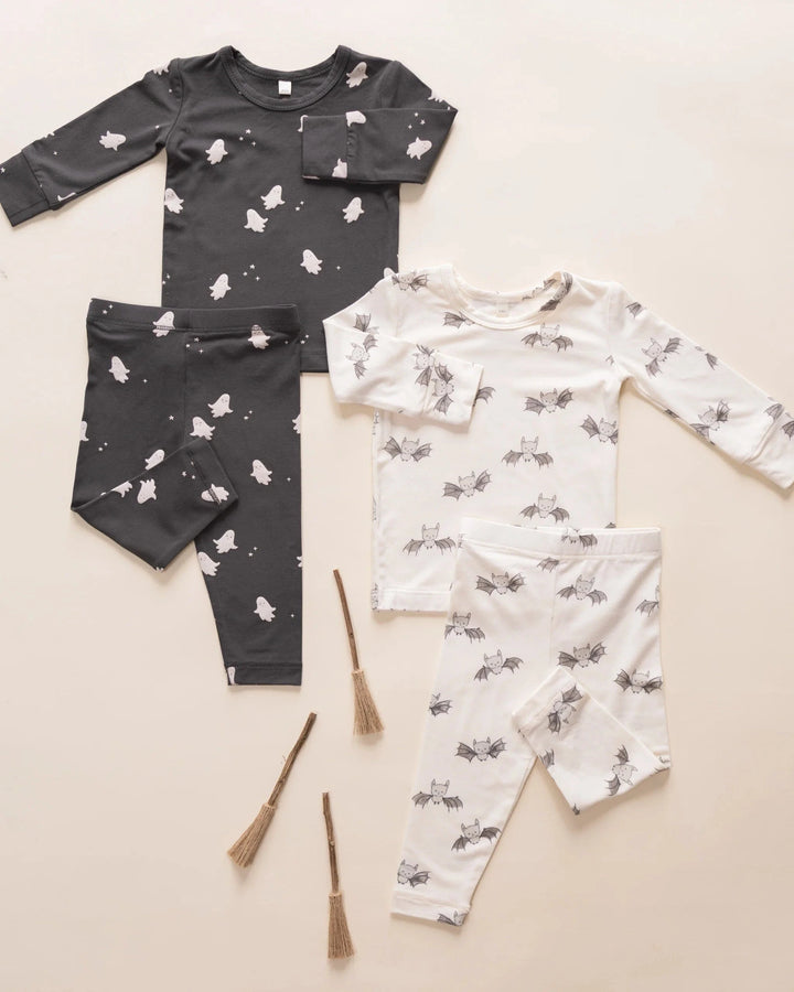 Quincy Mae Baby Bamboo Pajama Set - Ghosts