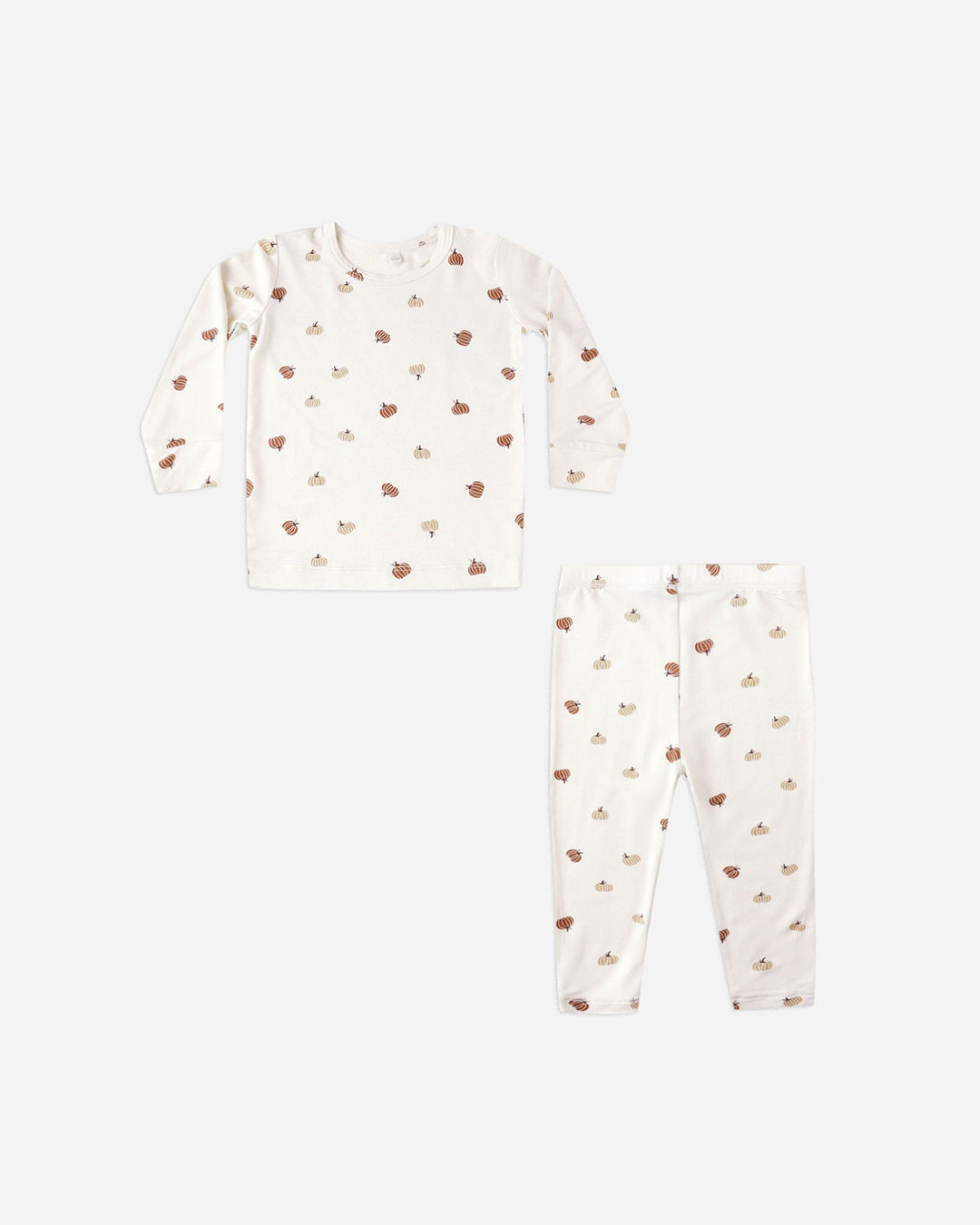 Quincy Mae Baby Bamboo Pajama Set - Pumpkins