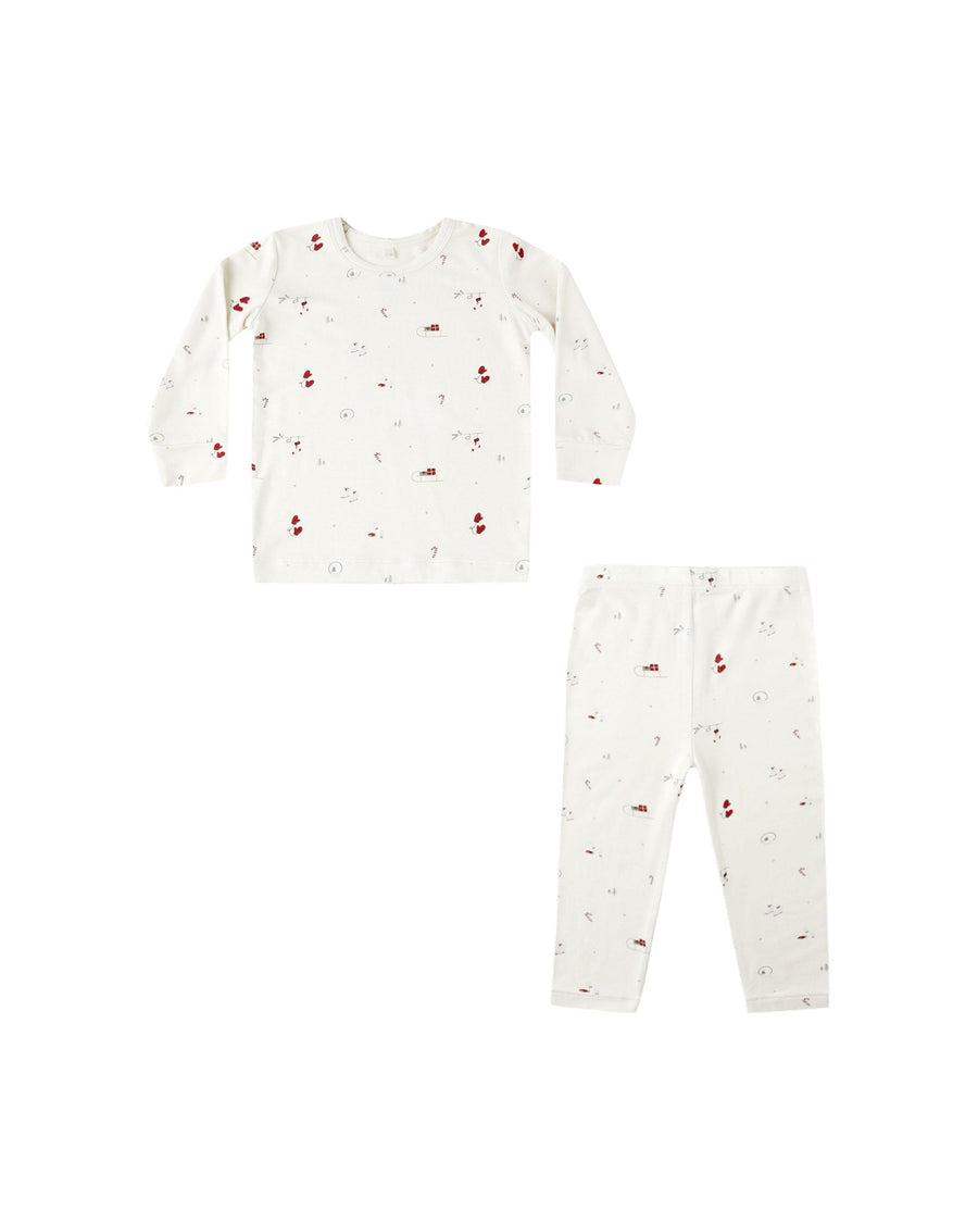 Quincy Mae Baby Bamboo Pajama Set - Winter Wonderland
