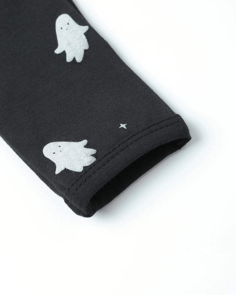 Quincy Mae Baby Bamboo Zip Footie - Ghosts